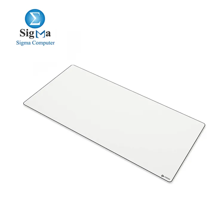 Glorious 3XL Extended Gaming Mouse Mat Pad - Large  Wide  3XL Extended  White Cloth Mousepad  Stitched Edges   24